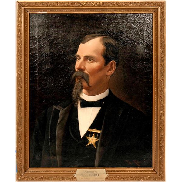 Franz Dvorak Oil Painting, 1892  By Jos. Klir [57755]