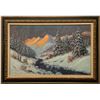 Image 1 : Winter Mountain Sunrise Painting by Helio Wernegreen  [121240]
