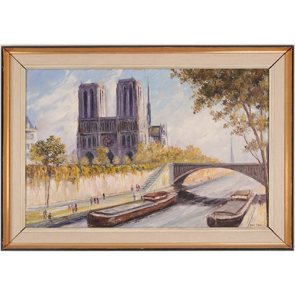 Notre Dame Painting by Van Dam  [135306]