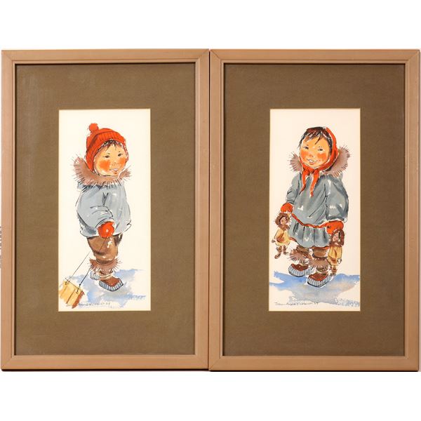 Kickbush Illustrations of Alaskan Children  [131934]