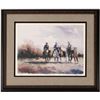 Image 1 : Ranch Horses Serigraph by Nevada Artist?  [114387]