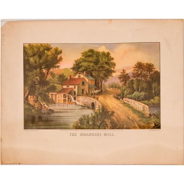 The Roadside Mill, Published, Currier & Ives  [116731]