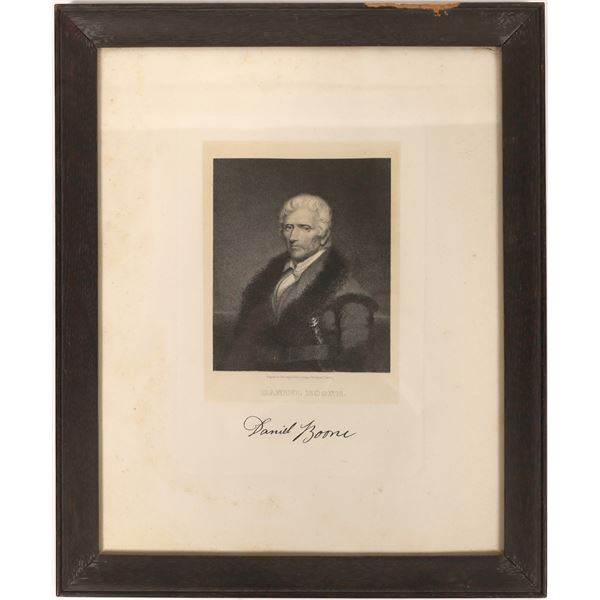 James Longacre Daniel Boone Engraving  [131609]