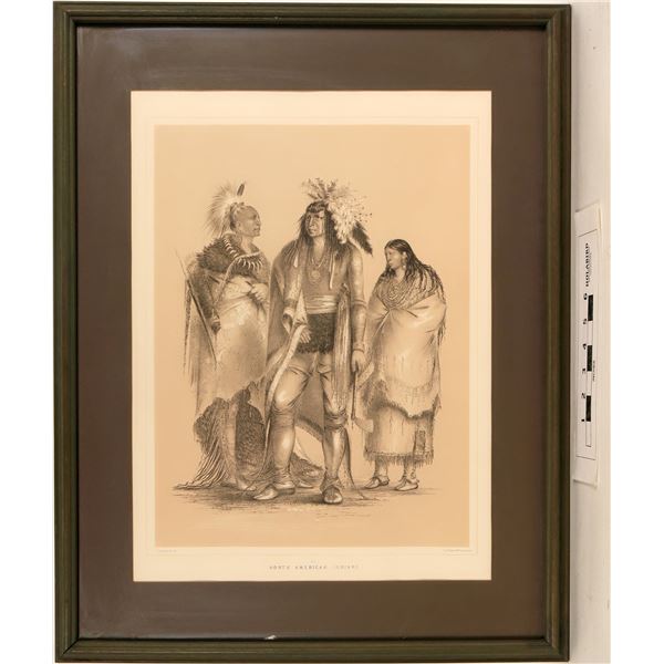 Geo. Catlin's North American Indians - Framed Litho Reproduction  [125092]