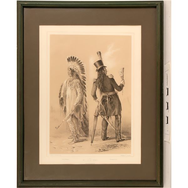 Geo. Catlin's Wi-Jun-Jon - Framed Litho Reproduction  [125091]