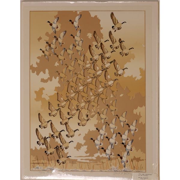 Robert A. Kercher Serigraph "Fly Away Favorites"   [131944]