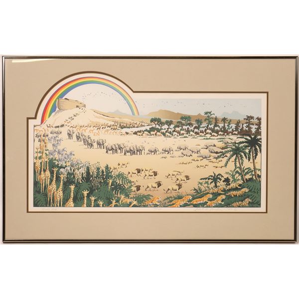 Robert A. Kercher Serigraph "Noah's Ark"   [131941]