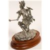 Image 2 : Eagle Dancer, Pewter Sculpture by Don Polland  [132892]