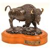 Image 1 : Range Roamer, Bronze Buffalo Statue by Carl Wagner  [132885]