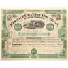 Image 1 : Missouri, Kansas & Texas Railway Co. Stock Signed by Jay Gould  [134058]