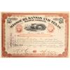 Image 1 : Jay Gould Signature on Missouri, Kansas and Texas Railroad Stock  [130208]