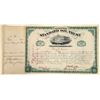 Image 1 : Standard Oil Trust Stock Certificate Signed by J.D. Rockefeller and Henry Flagler, 1882  [111889]
