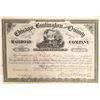 Image 1 : J. P. Morgan signature on Chicago, Burlington and Quincy Railroad Stock  [130173]