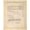 Image 2 : Phonograph Corporation of Indiana Stock Signed by Thomas Edison  [129655]