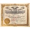 Image 1 : Thos. A. Edison signature as President of the Edison International Corporation Stock  [130186]
