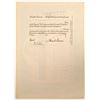 Image 2 : Unique Thomas Edison Signed Number 1 Edison Wood Products stock  [130179]