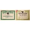 Image 1 : Two Thomas Edison related Stock Certificates  [130189]