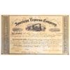 Image 1 : Earliest Known American Express Stock Certificate, #46  [132742]