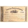 Image 1 : American Express Company Certificate (Wells, Fargo, Holland Signatures)  [132691]
