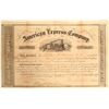 Image 1 : American Express Stock Certificate Signed by Butterfield and  Fargo  [132692]
