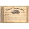 Image 1 : William G Fargo Twice Signed American Express Certificate  [132747]