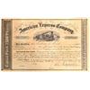 Image 1 : American Express Stock Certificate signed by John Butterfield and William Fargo  [132695]