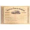 Image 1 : American Express Stock Certificate Signed by John Butterfield and William Fargo  [132697]