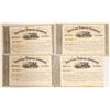 Image 1 : Four Unissued American Express Stock Certificates from the 1850s  [132744]