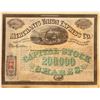 Image 1 : Merchants Union Express Company Stock Certificate  [134080]