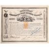 Image 1 : William G Fargo Signed American Merchants Union Express Company Stock Certificate   [132720]