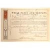 Image 1 : Wells Fargo Company, Omaha Treaty Stock Certificate, 1870 issued to Wells  [132710]