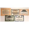 Image 1 : Automobile Company Stocks Group (5)  [111864]