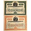 Image 1 : Rickenbacker Motor Company Stock Certificates (2)  [111861]