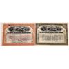 Image 1 : Cripple Creek Central Railway Co. Stock Certificate Pair  [135434]