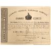 Image 1 : Vermont Central Railroad Co Bond Signed by Charles Paine, 1850  [118364]