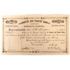 Image 1 : Farmer's & Trader's Bank of Kimball, Dakota Stock, D.T. 1886  [118582]