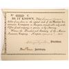 Image 1 : Marine Insurance Company Stock Certificate  [134115]