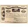 Image 1 : Baltimore & Yorktown Turnpike Road Stock Certificate, 1869  [118375]