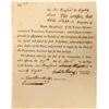 Image 1 : Third Massachusetts Turnpike Share Certificate, 1798  [111858]
