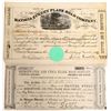 Image 1 : Two Plank Road Company Stock Certificates  [128265]