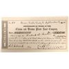 Image 1 : Plank Road Company, Clinton and Blendon, Ohio Stock Certificate  [127613]