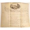 Image 1 : Philadelphia and Lancaster Turnpike Stock Certificate Issued to the Bank of North America  [132766]