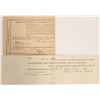 Image 1 : Early Bridge Company Stock Certificates, 1793 to 1818  [132769]