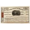 Image 1 : Union Agricultural and Stock Association Stock with 25c Large Revenue Stamp  [123259]