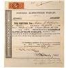 Image 1 : Columbian Manufacturing Company 1854 Stock Certificate  [127602]