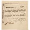 Image 1 : Waltham Cotton & Wool Factory Corporation Stock Certificate  [134153]