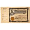 Image 1 : Golden Townsite, Light and Power Company Nev. Ghost Town Stock Certificate  [127973]