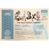 Image 1 : Walt Disney Stock Certificate with the Entire Disney Cast in Color  [130170]