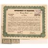 Image 1 : Govt. Of Palestine Bearer Bond, Jerusalem, 1945  [111877]