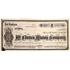 Image 1 : McClinton Mining Company Stock Certificate  [132092]